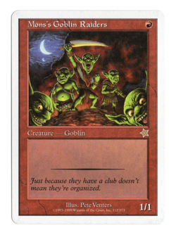 MTG-Mons's Goblin Raiders-Starter 1999-112-LP-NonFoil - Image 1