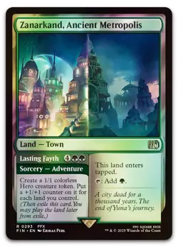 Zanarkand, Ancient Metropolis #293 (Foil) (NM) Final Fantasy FIN Magic MTG - Image 1