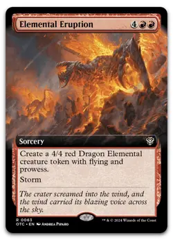 Elemental Eruption (Extended Art) #63 (NM) Thunder Junction OTC Magic MTG - Image 1