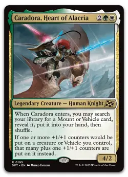 Caradora, Heart of Alacria #195 (NM) Aetherdrift DFT Magic MTG - Image 1