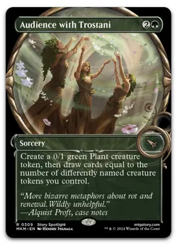 Audience with Trostani (Showcase) #309 (NM) Murders Karlov Manor MKM Magic MTG - Image 1