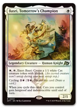 Basri, Tomorrow's Champion #3 (Foil) (NM) Aetherdrift DFT Magic MTG - Image 1