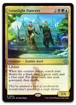 Lotuslight Dancers #204 (Foil) (NM) Tarkir Dragonstorm TDM Magic MTG - Image 1
