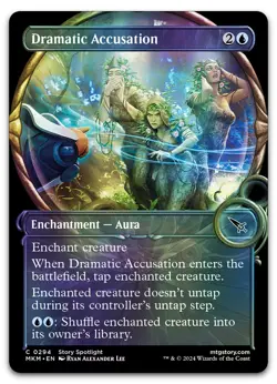 Dramatic Accusation (Showcase) #294 (Foil) NM Murders Karlov Manor MKM Magic MTG - Image 1