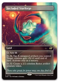 Secluded Starforge (Borderless) #316 (NM) Edge of Eternities EOE Magic MTG - Image 1