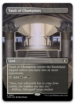 Vault of Champions (Borderless) #667 (NM) Commander Masters CMM Magic MTG - Image 1