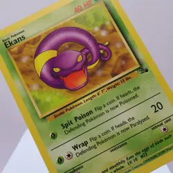 Pokemon TCG - Ekans 46/62 Fossil Common WOTC 1999 - EXC - Image 1
