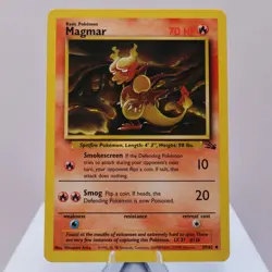 Pokemon TCG - Magmar 39/62 Fossil Uncommon WOTC 1999 - EXC - Image 2
