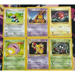 Shadowless Base Set Vintage Pokemon Lot WOTC TCG (LP-MP) - Image 1
