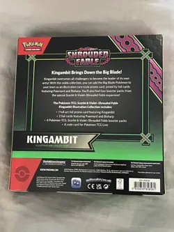 Pokemon Shrouded Fable Kingambit Illustration Collection Box *Sealed* - Image 2