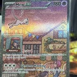Mew ex SVP 053 Pokemon TCG Scarlet Violet 151 Black Star Promo Full Art SEALED🔥 - Image 2