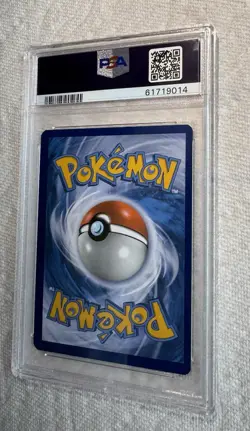 2019 POKEMON SM BLACK STAR PROMO #SM201 FULL ART/RESHIRAM & CHARIZARD GX PSA 8 - Image 5