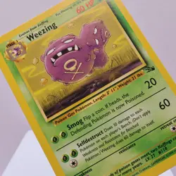 Pokemon TCG - Weezing 45/62 Fossil Uncommon WOTC 1999 - EXC - Image 1