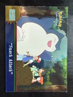 Pokemon Topps 2000 Vintage HOLO FOIL Orange Islands OR11 Snack Attack (LP) - Image 1
