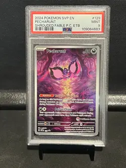 PSA 9 Pecharunt - 129 (Pokemon Center Exclusive) 129 SVP: Scarlet & Violet - Image 1