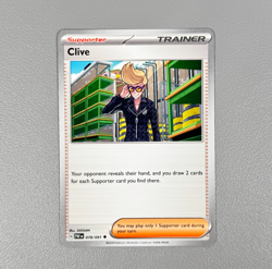 Pokemon TCG Trainer Cards (4) Clive 78/91 Uncommon | 2024 Paldean Fates - Image 2