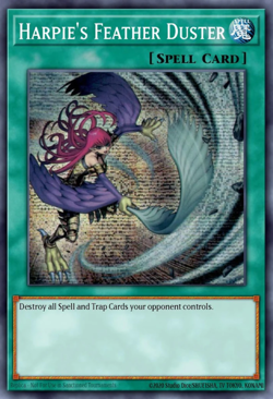 Yugioh! Mega Tins 2025 PREORDER 1x StR Harpie's Feather Duster - Image 1