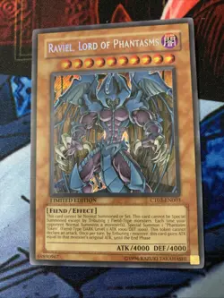 Yugioh Raviel, Lord of Phantasms CT03-EN003 Limited Edition Secret Rare VLP - Image 2