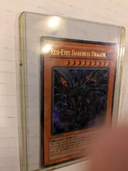 Yugioh Red-Eyes Darkness Dragon SD1-EN001 Ultra Rare 1st Ed NM - Image 4