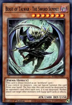 Yugioh! Beast of Talwar - The Sword Summit - SUDA-EN087 - Common - 1st Edition N - Image 1