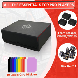 Trading Card Storage Box for Mtg/Tcg/Yugioh, Commander Deck Case Fits 2000+ Card - Image 4