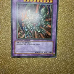 Yugioh B. Skull Dragon BPT-006 Secret Rare Reverse Foil MISPRINT Error HP - Image 2