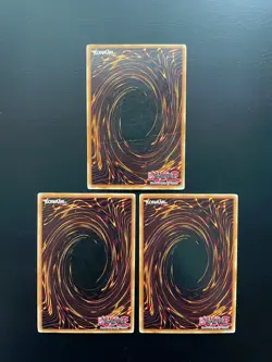 Yugioh Hinotama DB1-EN116 Unlimited Edition Common Damaged X3 - Image 2