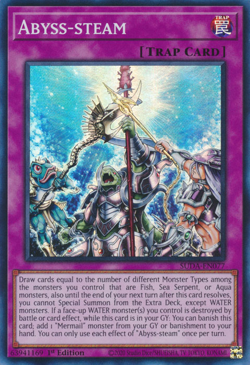 Yugioh! Abyss-steam - SUDA-EN077 - Super Rare - 1st Edition Near Mint, English - Image 1