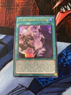 Yugioh Artmage Varnish -Alteration- DUAD-EN058 Ultra Rare 1st Edition NM - Image 1
