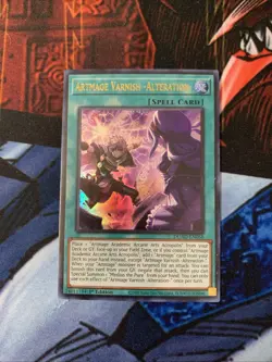 Yugioh Artmage Varnish -Alteration- DUAD-EN058 Ultra Rare 1st Edition NM - Image 2