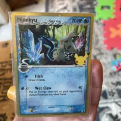 HOLO Mimikyu SWSH136 - NM / M - PROMO Celebrations Sword Shield Pokemon Card - Image 2