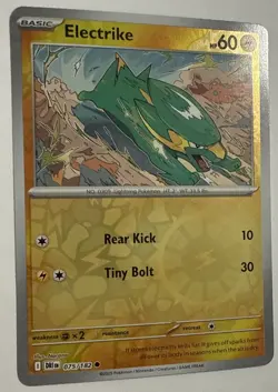 Electrike - 075/182 SV10: Destined Rivals NM Reverse Holo Pokemon TCG Card - Image 2