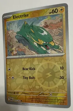 Electrike - 075/182 SV10: Destined Rivals NM Reverse Holo Pokemon TCG Card - Image 3