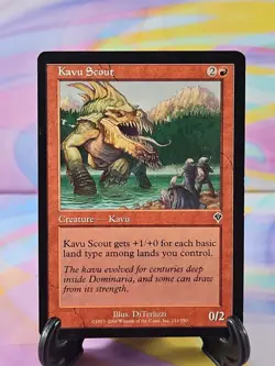 Magic the Gathering MTG Invasion 2000 Card | Kavu Scout 151/350 - Image 1