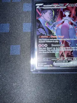 Pokemon Team Rocket's Mewtwo ex 231/182 Sv10: Destined Rivals Holo Card - Image 2