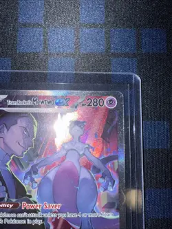 Pokemon Team Rocket's Mewtwo ex 231/182 Sv10: Destined Rivals Holo Card - Image 4