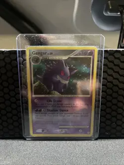 Pokemon Gengar TCG Reverse Holo Rare Card Diamond & Pearl 27/130 LP - Image 2
