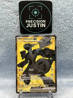 Pokemon Zekrom EX 158/086 Black Bolt Full Art English Card NM/Mint Condition - Image 1
