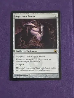 Argentum Armor Scars of Mirrodin Regular MTG Card LP - Image 1