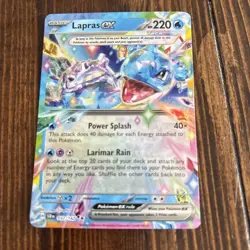 Lapras ex 032/142 Sv07: Stellar Crown Holo Pokemon Card - Image 1