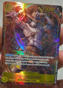 One Piece Card Game Portgas D. Ace Secret Rare Alternative Art OP07-119 - Image 1