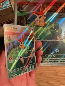 Pokemon Victini Illustration Collection- Black Star 208 + Jumbo Card + Poke Ball - Image 2