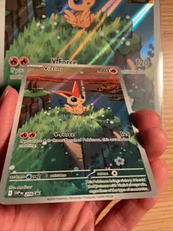 Pokemon Victini Illustration Collection- Black Star 208 + Jumbo Card + Poke Ball - Image 4