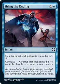 NM Bring the Ending, MTG, Phyrexia: One, Magic the Gathering, 44 - Image 1