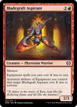 NM Bladegraft Aspirant, MTG, Phyrexia: One, Magic the Gathering, 122 - Image 1