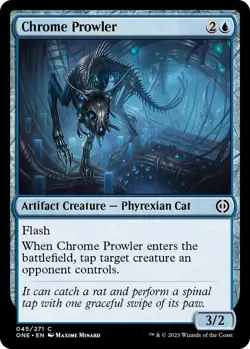 NM Chrome Prowler, MTG, Phyrexia: One, Magic the Gathering, 45 - Image 1
