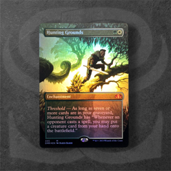 Hunting Grounds •Borderless Foil• Mythic Enchantment • Dominaria Remastered MTG - Image 1