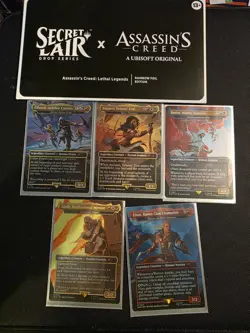 🥷🏼Secret Lair x Assassin’s Creed: Lethal Legends - FOIL - opened MTG - Image 1