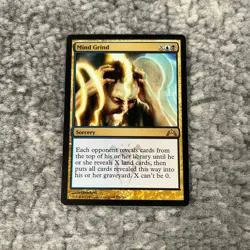 Mind Grind MTG Gatecrash Magic The Gathering Gold Rare Light Play LP - Image 1