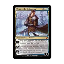 WOTC MtG Scars of Mirrodin Venser Sojourner (MR) EX - Image 1